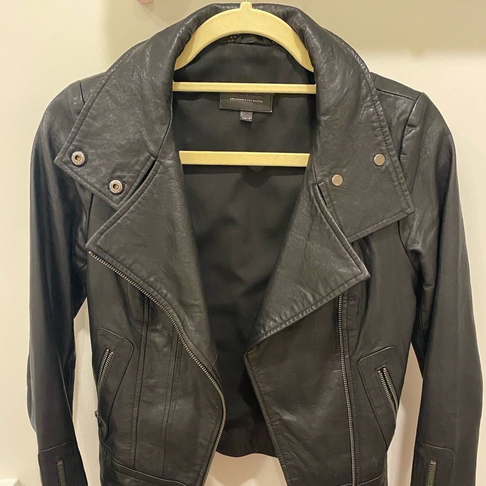 Mackage Black Leather Jacket
